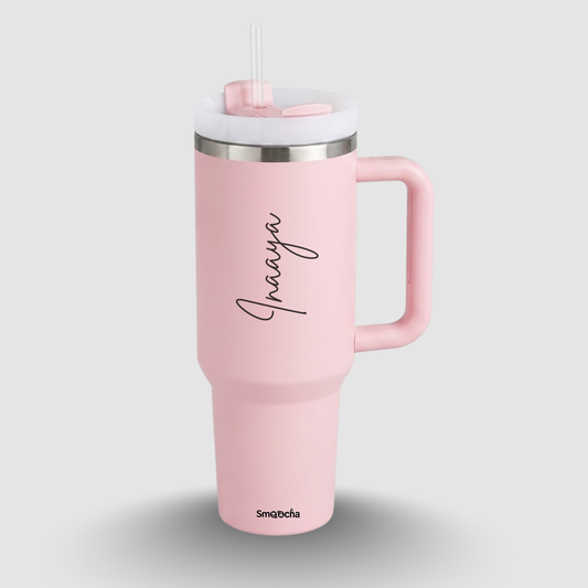 Personalized Cheer 1200ml Tumbler with Straw and Lid