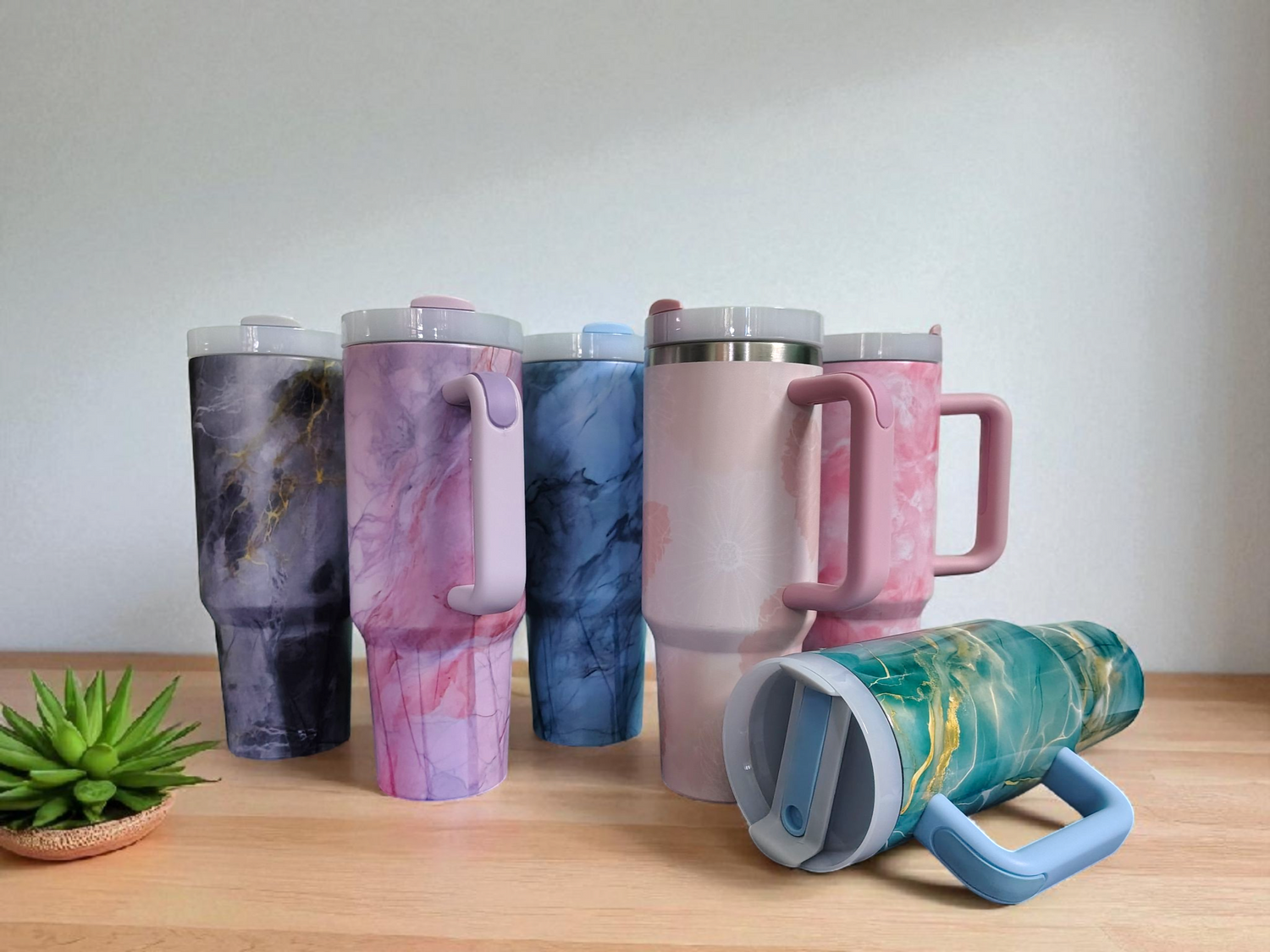 marble design tumbler all