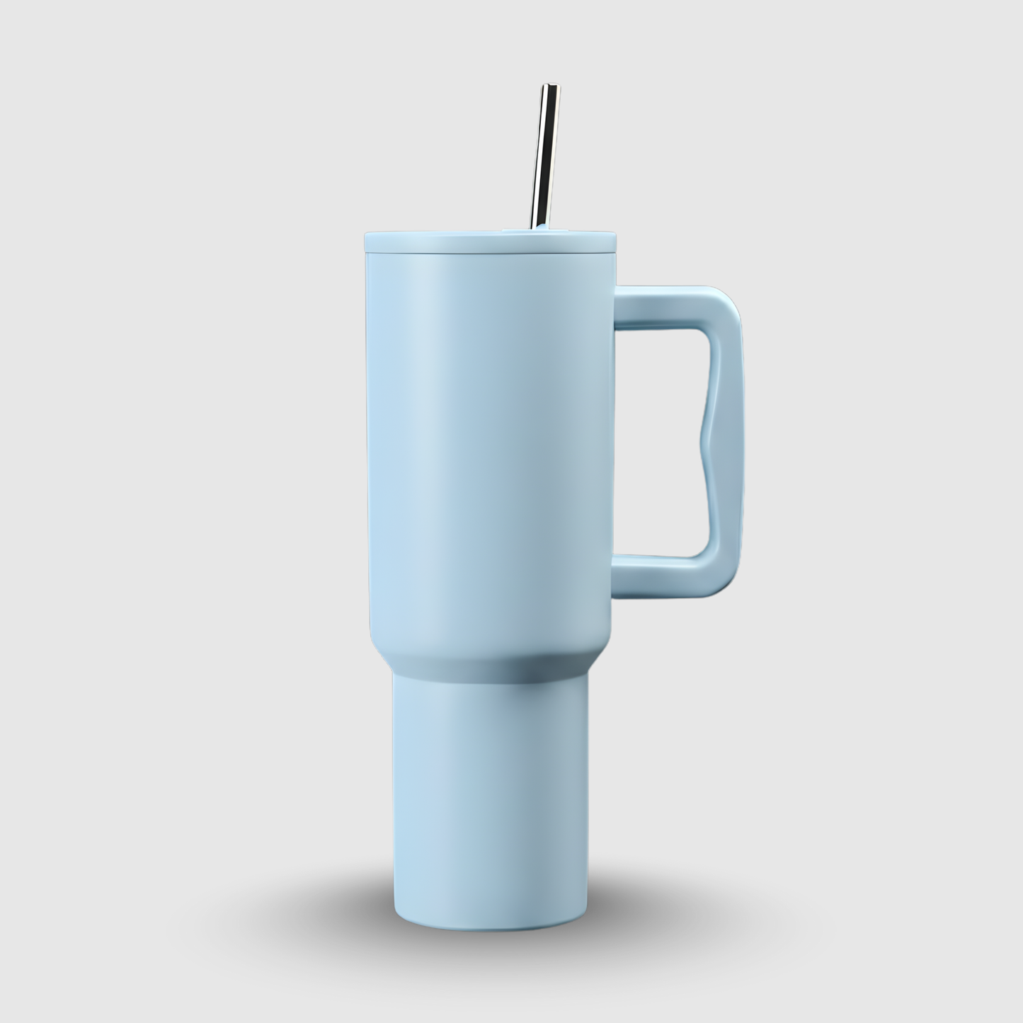 Tumbler with Handle and Straw 40 oz - Stainless Steel, Insulated - 1200ml
