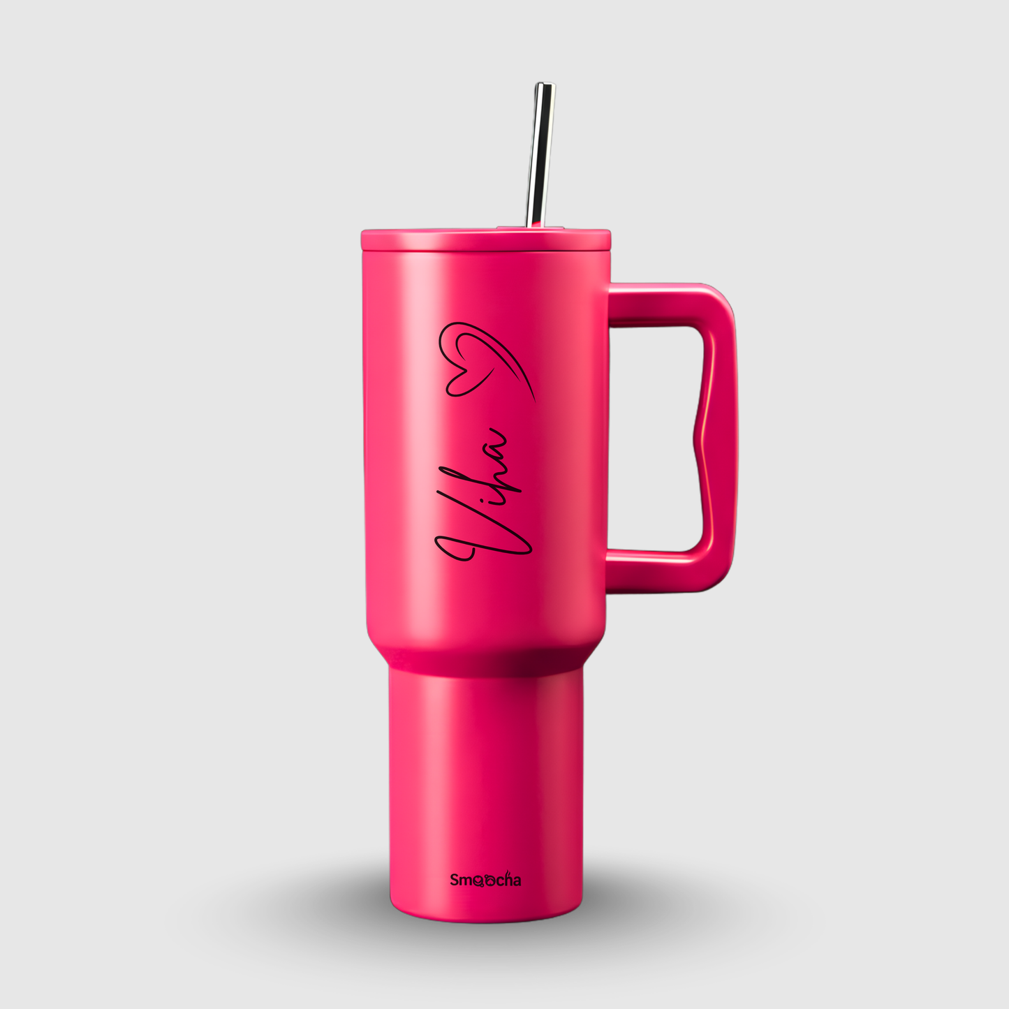 Personalized Cheer 1200ml Tumbler with Straw and Lid - Special Heart Edition