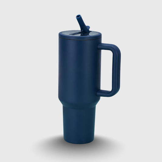 Sipper Tumbler with Straw for Adults  - Stainless Steel, Insulated - 1200ml