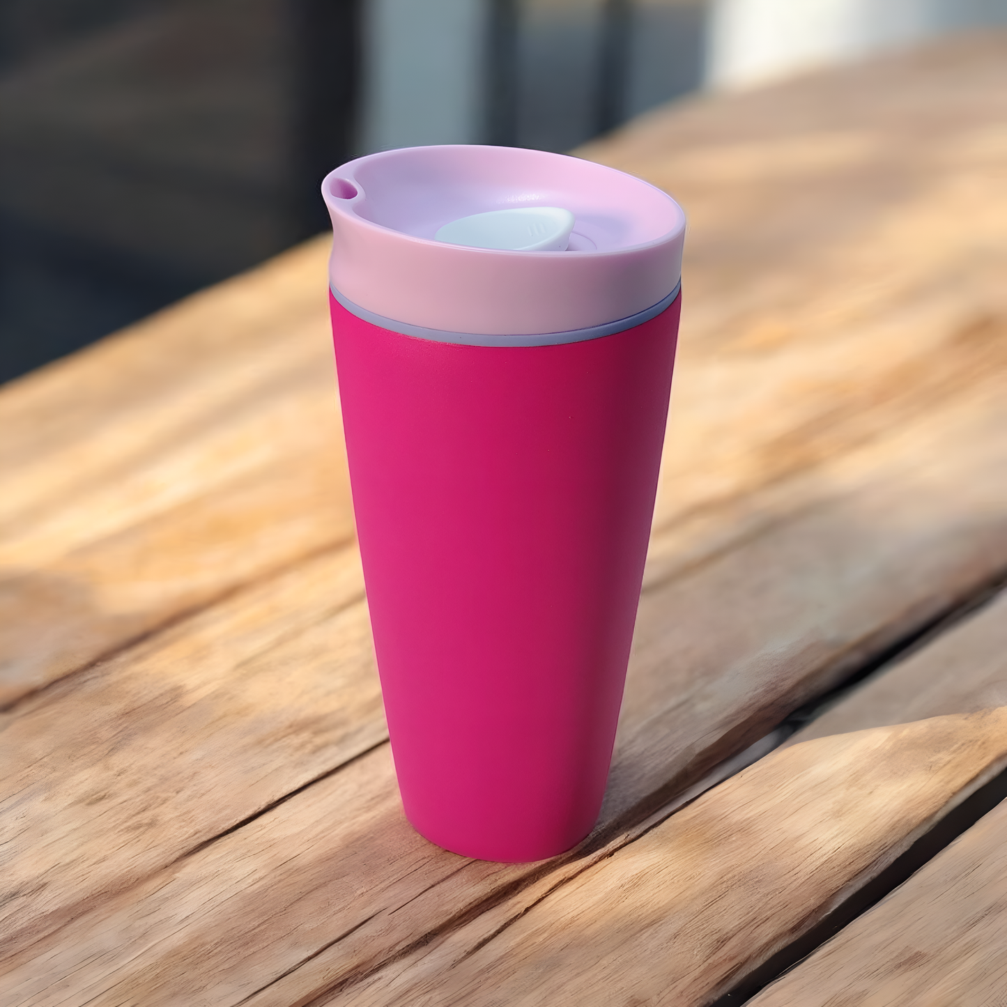 owala smooth sip slider 20 oz dark pink