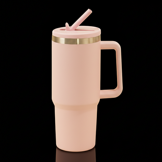 pink sipper tumbler bottle 