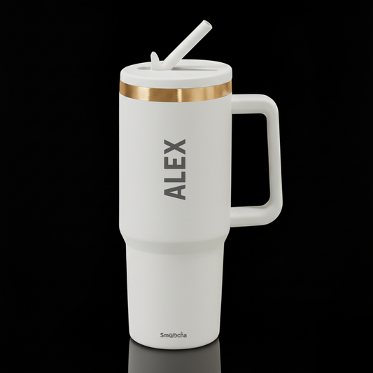 customised tumbler with name sport font