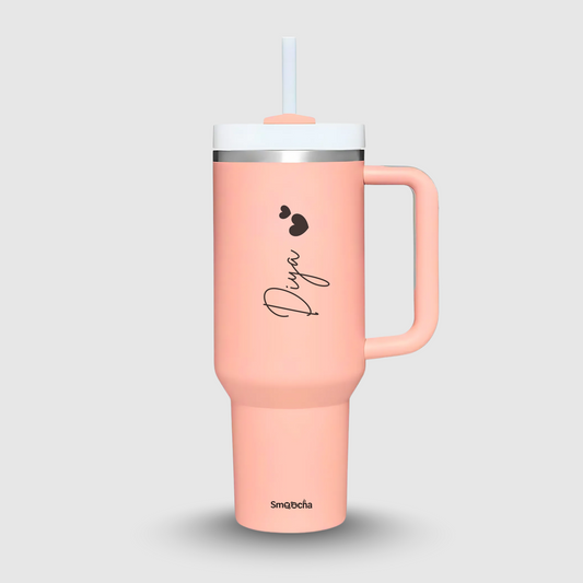 Personalized Tumbler with Emojis | Personalized Best Friend Tumbler - Stainless Steel