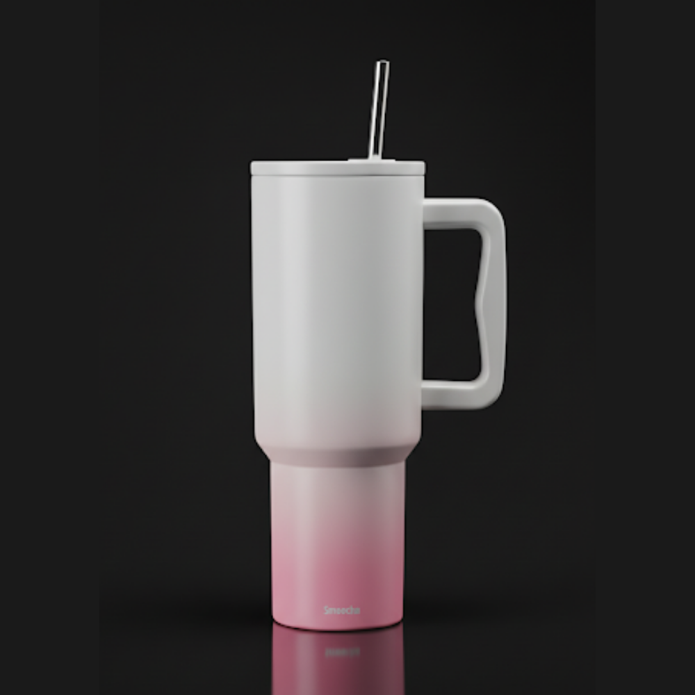 multi color tumbler with handle