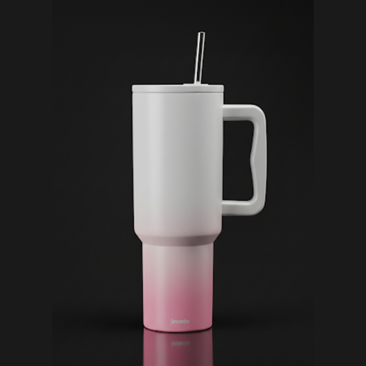 multi color tumbler with handle