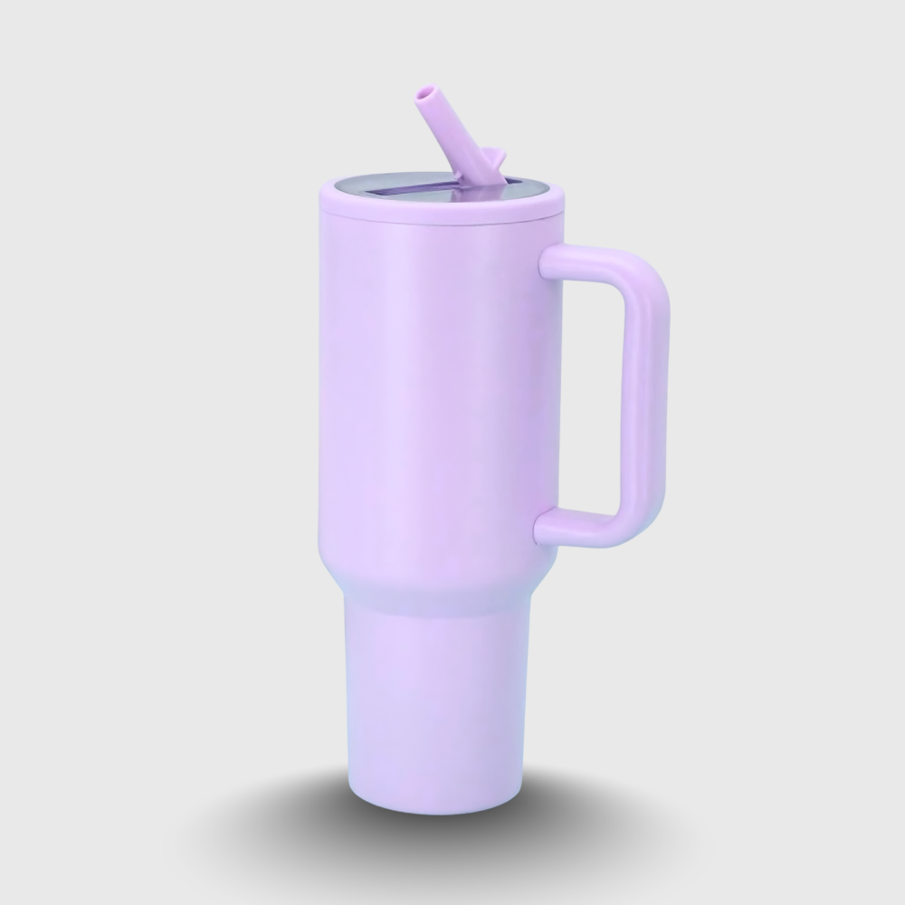 Sipper Tumbler with Straw for Adults  - Stainless Steel, Insulated - 1200ml