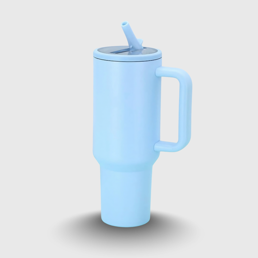 Sipper Tumbler with Straw for Adults  - Stainless Steel, Insulated - 1200ml