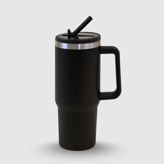 Sipper Tumbler with Straw for Adults  - Stainless Steel, Insulated - 1200ml