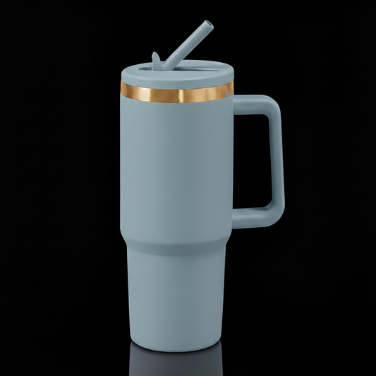 sky blue sipper tumbler bottle 