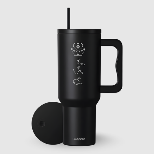 personalized tumbler for doctor Cheer 2.0 - Stainless Steel, Insulated - 1200ml